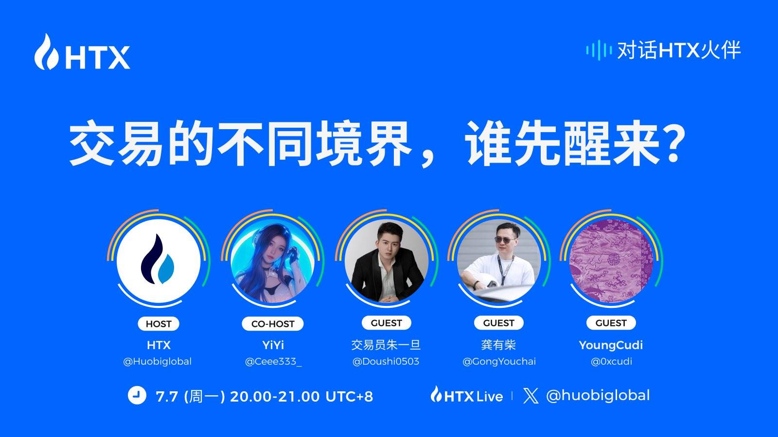 火币HTX“火伴1+1”对话资深交易员：交易逻辑、实战策略与心法公开第1张