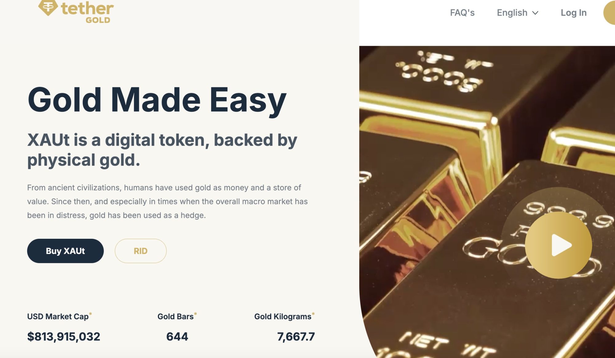 Tether 囤金 80 吨，速览其黄金代币 XAUT第3张