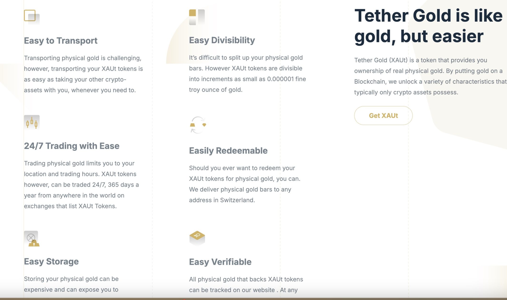 Tether 囤金 80 吨，速览其黄金代币 XAUT第4张