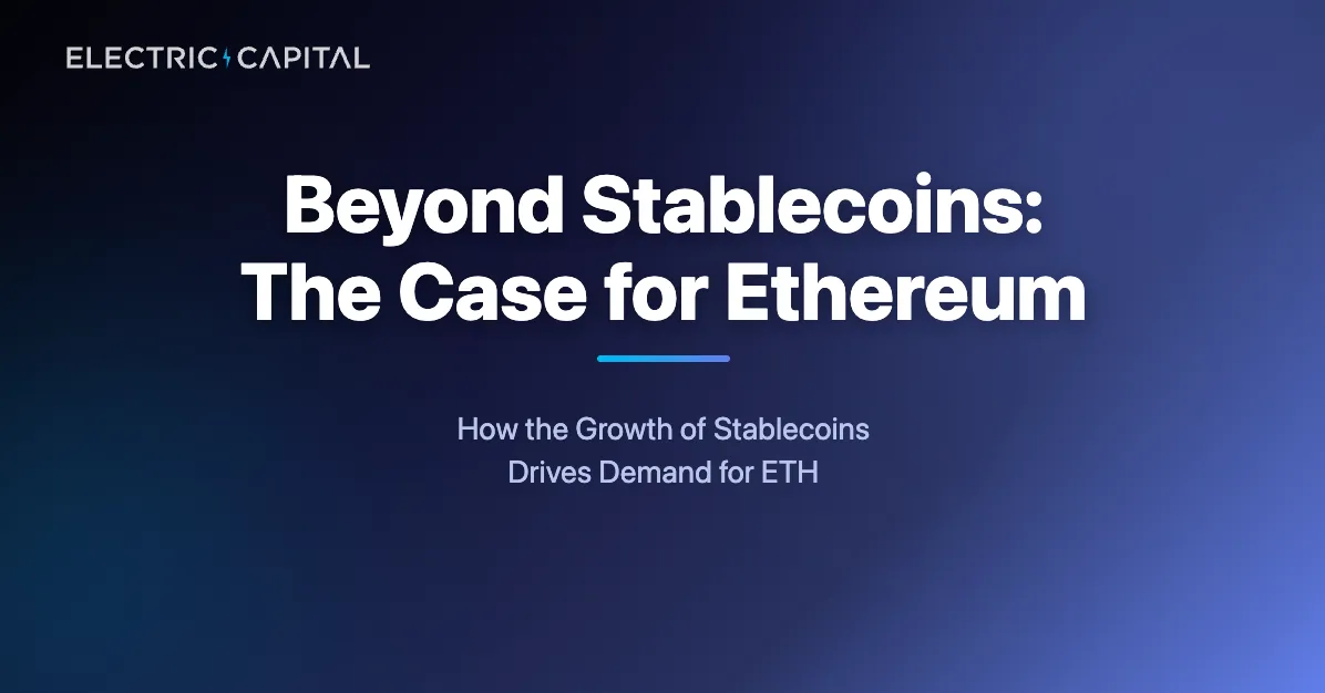 观点：持有 ETH，是从稳定币浪潮中受益的最佳方式第1张