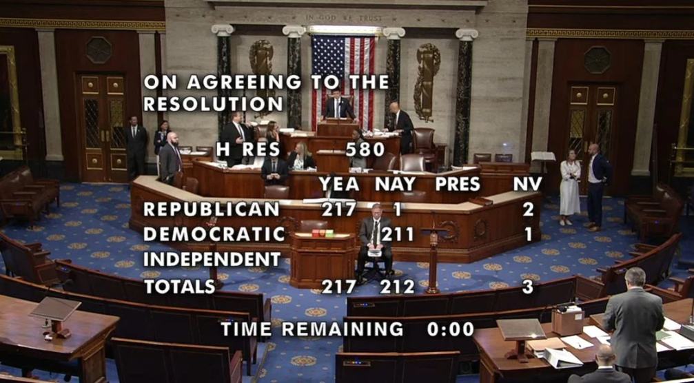 美国众议院压倒性优势投票通过三大加密货币法案，白宫称特朗普周五签字第2张