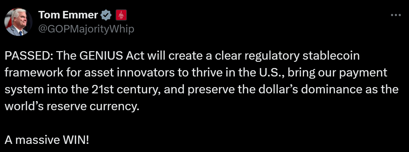 GENIUS 法案落地，我们该如何审慎对待稳定币叙事？第1张