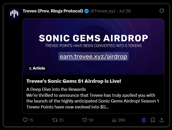 本周空投机会一览：Yala、Treeverse、$S、Caldera等第4张