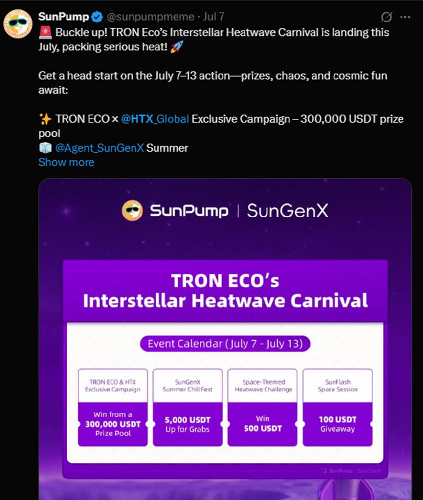 从币安到纳斯达克再到太空：波场 TRON ECO 如何在七月定义生态新维度？第4张