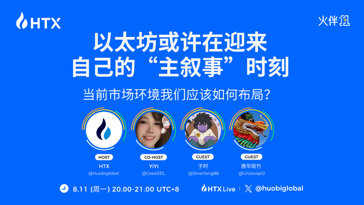 以太坊或迎“主叙事”时刻？火币 HTX“火伴 1+1”深度解析当前行情与投资策略第1张