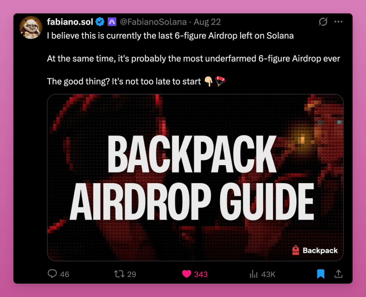 一览近期值得关注的 10 个空投项目：从“薅羊毛”到“真用户”的进化第6张