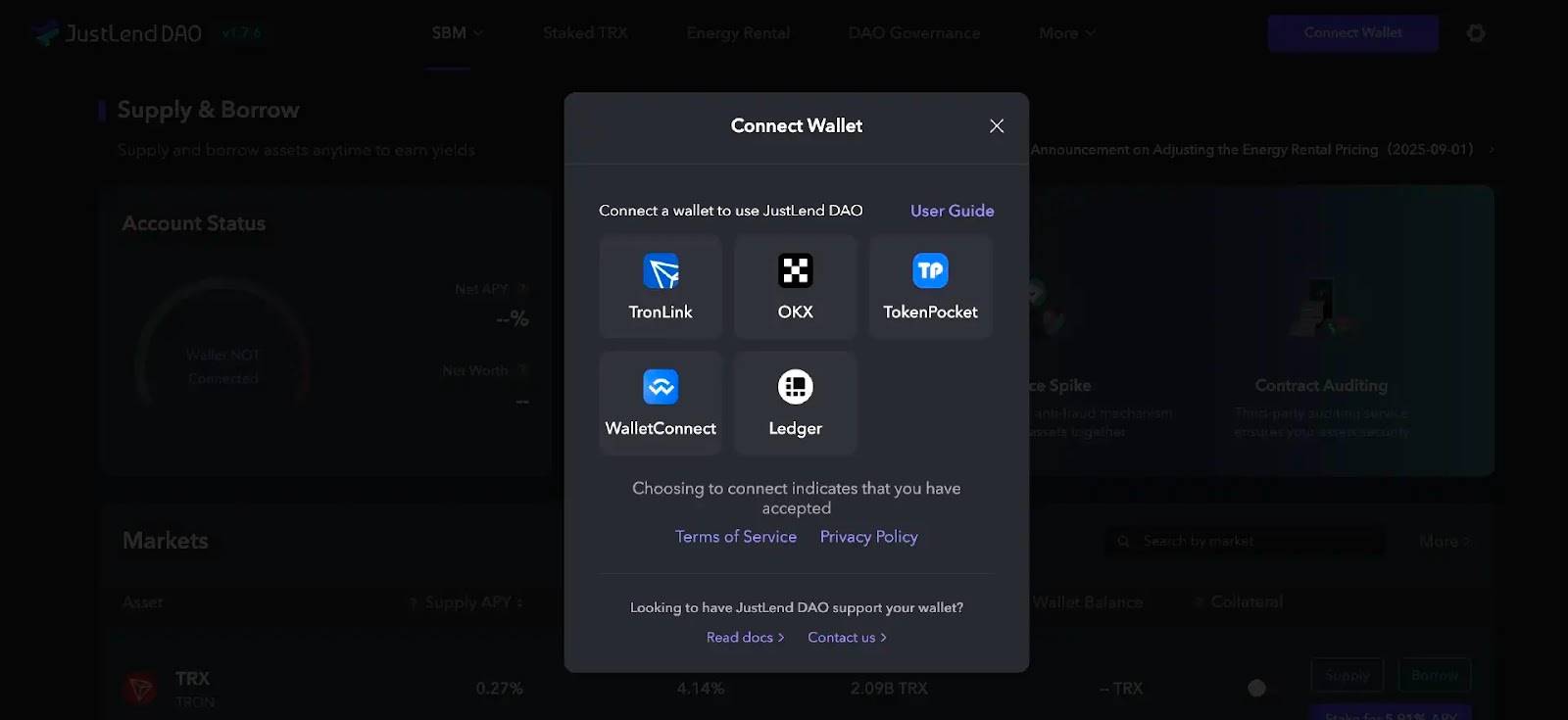 JustLend DAO能量租赁教程｜能量租赁费率重磅下调至8%，波场TRON全面降费助力用户低成本参与生态爆发第1张