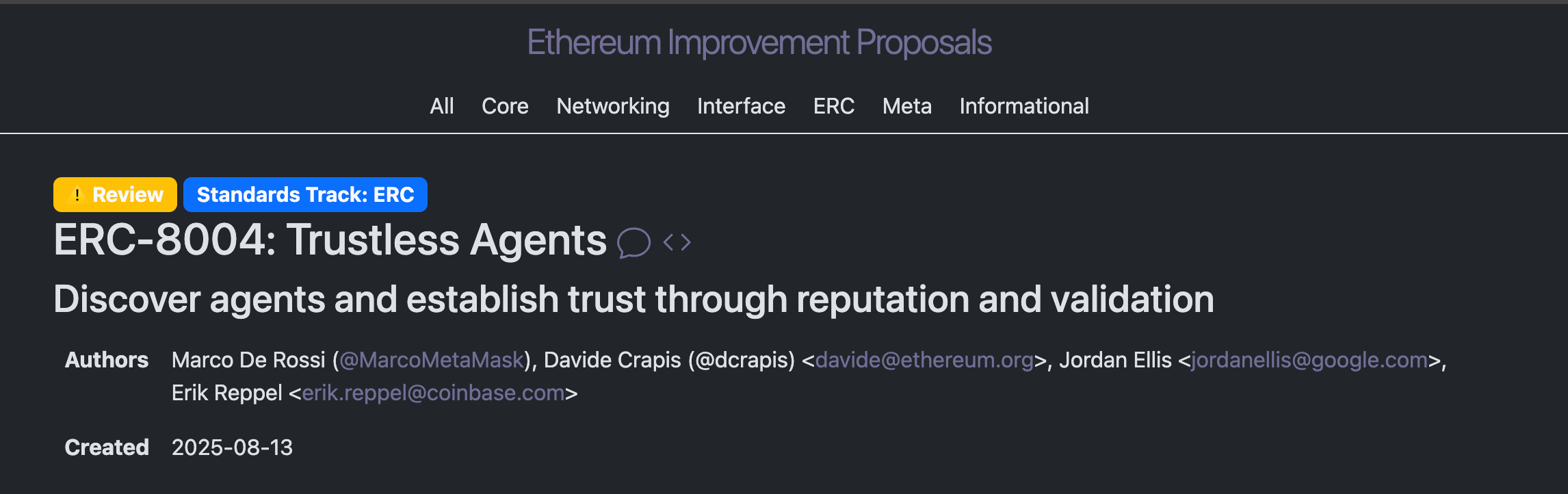 x402 逐渐内卷，提前挖掘 ERC-8004 里的新资产机会第3张
