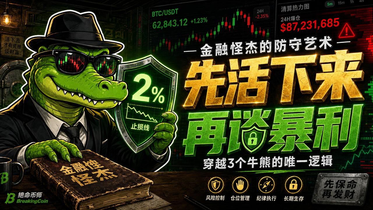 《金融怪杰》给币圈散户的生存法则：先活过牛熊，再谈暴利