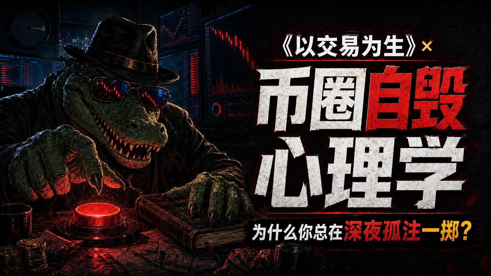 《以交易为生》× 币圈自毁心理学：为什么你总在深夜孤注一掷？