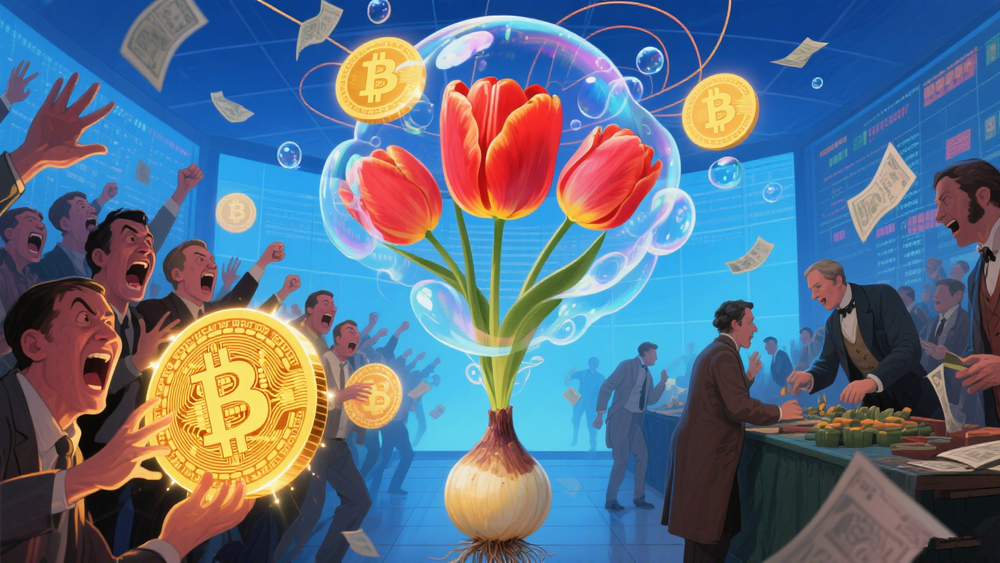 从郁金香泡沫到比特币狂潮：历史的投机镜像