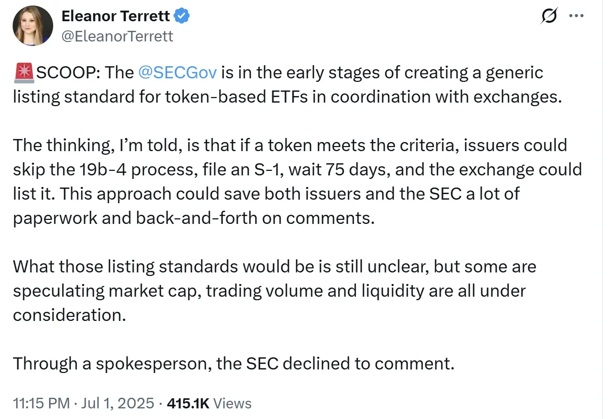 三大燃点助推山寨币 ETF，2025 下半年将迎来加密 “ETF Summer”？第3张