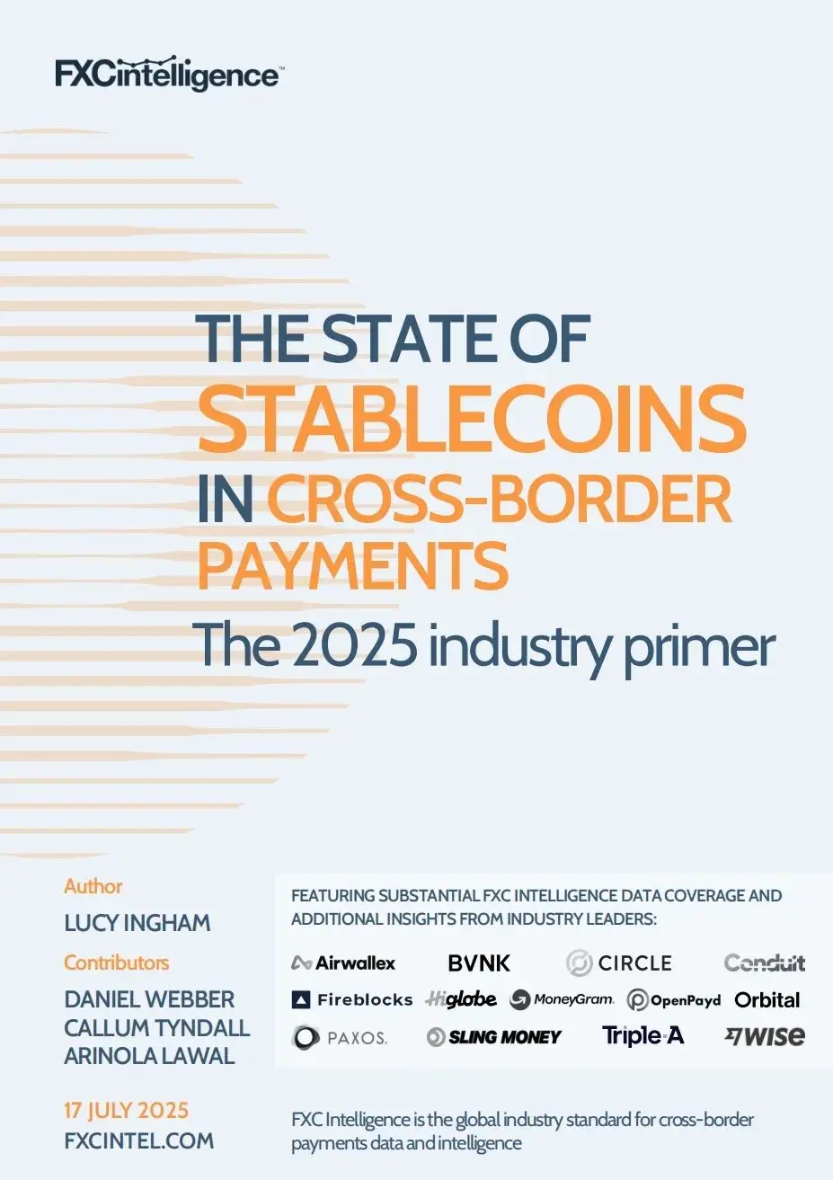 FXC Intelligence：2025年稳定币跨境支付现状